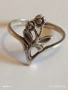 Сребърен Арт пръстен във флорален стил Бел Епок артистичен 53030, снимка 7