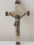 Седефен кръст със сребърен обков/сребро сребърни, снимка 1 - Други ценни предмети - 40955473