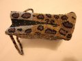 стара дамска чанта от стъклени мъниста леопард, снимка 16