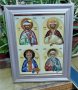 Икона на четирима български владетели Боян ,Борис I, Давид и Петър I, снимка 1 - Икони - 41084467
