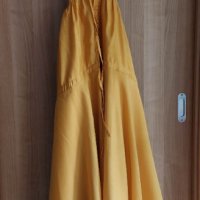 ASOS - дълга жълта рокля, снимка 4 - Рокли - 41670305