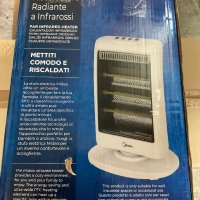 Midea Кварцова Отоплителна печка Халогенен радиатор 1200W, снимка 7 - Отоплителни печки - 39851021