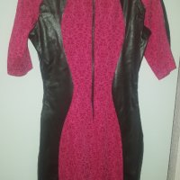 Цикламена рокля Addict-botique XL , снимка 3 - Рокли - 34184487