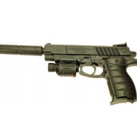 Еърсофт играчка пистолет с лазер и сачми - GLOCK 399B AIRSOFT, снимка 2 - Други - 44212738