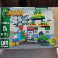 Детски комплект за игра "Super heroes", тип лего, снимка 1 - Образователни игри - 44352628