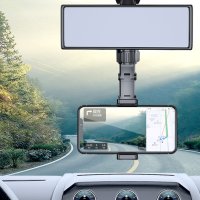 Универсална поставка за телефон или GPS навигация в автомобил, до 360° ъгъл на въртене, снимка 5 - Аксесоари и консумативи - 42626735