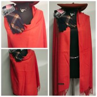 Луксозен комплект съдържащ : Кашмирен шал, елегантни ръкавици , барета и подарък брошка, снимка 8 - Шалове - 38727936