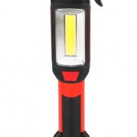 LED фенер, С кука и магнит и щипка за закрепване, Многофункционален, Два режима светене, Авариен чук, снимка 2 - Къмпинг осветление - 35833917