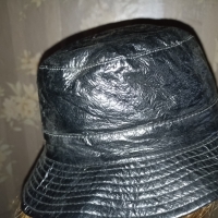 Хип-хоп шапка тип идиотка от черен лак, снимка 3 - Шапки - 36084723