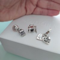 Сребърен оригинален талисман PANDORA s925ale, снимка 5 - Други - 35862698