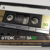 TDK SA 90 "Gold" японски аудиокасети , снимка 1 - Аудио касети - 44749330