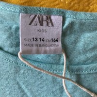 Нови блуза и топ/потник Zara размер 164 за 13 г. - 14г., снимка 4 - Детски тениски и потници - 40516779