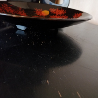 Декоративна японска чиния с поставка, снимка 4 - Други - 36368020