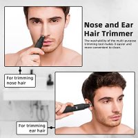 Нов Акумулаторен Тример за уши и нос лице вежди/мъже жени, снимка 4 - Тримери - 41651638
