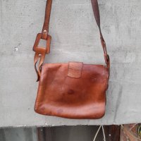 Стара дамска кожена чанта #19, снимка 3 - Антикварни и старинни предмети - 41964618