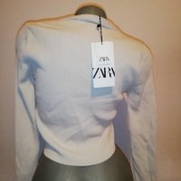 Къса жилетка Zara, р-р S, нова с етикет , снимка 9 - Жилетки - 36016471