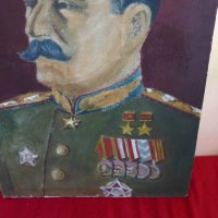 Портрет на Йосиф Висарионович Сталин, снимка 2 - Колекции - 41368866