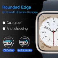 Apple Watch / Ultra / SE 2022 / Series 8 / 5D Протектор за цял екран, снимка 6 - Смарт гривни - 41043699
