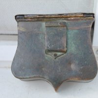 Стара бронзова кутия фишеци, снимка 5 - Антикварни и старинни предмети - 41552161