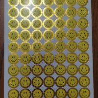 лист 77 бр Смайли Емотикон Smiley Еможи Emoji малки самозалепващи лепенки стикери за ръчна изработка, снимка 1 - Други - 41948765