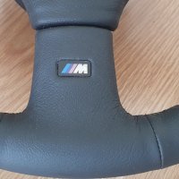 Bmw E30 M3 89' Sport Steering Wheel small 370mm Full Leather 2226086 Мтехник волан бмв е30 KBA 70121, снимка 14 - Части - 40470893