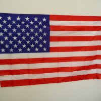 Ново Знаме на USA САЩ Съединените Американски Щати Америка Вашингтон Ню Йорк Лос Анжелис Холивуд, снимка 1 - Декорация за дома - 14300005