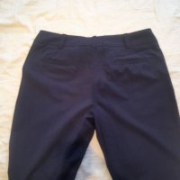 Дамски копринен син панталон 40 размер, снимка 5 - Панталони - 41774985