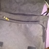 Чанта маркова италианска за през рамо промазан плат Лаура 37х21х9см бутикова, снимка 8 - Чанти - 41449755