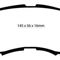 Спортни накладки EBC green stuff за Mitsubishi, снимка 5 - Части - 34685920