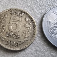 Индия. Идийски рупии. Индийски пайс. 5 бройки., снимка 3 - Нумизматика и бонистика - 42425271