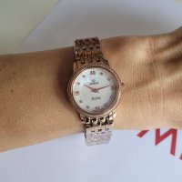 Дамски часовник OMEGA De Ville Prestige quartz 27.4mm батерия клас 5А+, снимка 14 - Дамски - 34772943