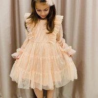Нежна дантелена рокля, снимка 1 - Детски рокли и поли - 39453773