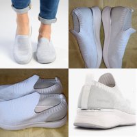 Hush puppies N42, стелка 27,5 см.Бели  оригинални ластични обувки, снимка 1 - Кецове - 41719658