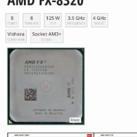 AMD FX-8320 8x4.00Ghz / AM3+ , снимка 3 - Процесори - 44156336