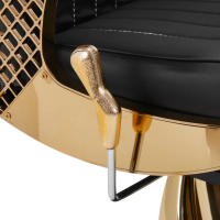 Бръснарски стол Gabbiano Marcus - златисто черен, снимка 5 - Бръснарски столове - 44617777