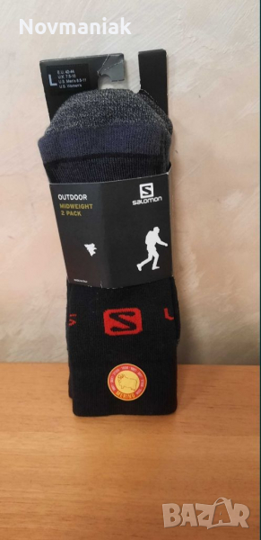 Salomon Outdoor Midweight Socks 2Pack, снимка 1