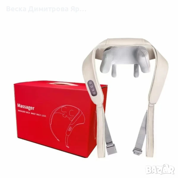 Електрически масажор за врат, гръб и тяло – Вашият персонален терапевт у дома, снимка 1