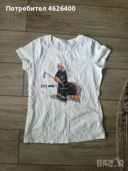 Продавам женска тениска с конче, снимка 1