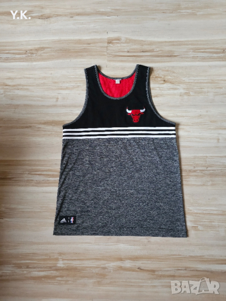 Оригинален мъжки потник Adidas x Chicago Bulls NBA, снимка 1