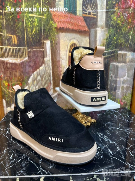 Amiri Дамски Черни Топли Зимни Боти Амири Код E963, снимка 1