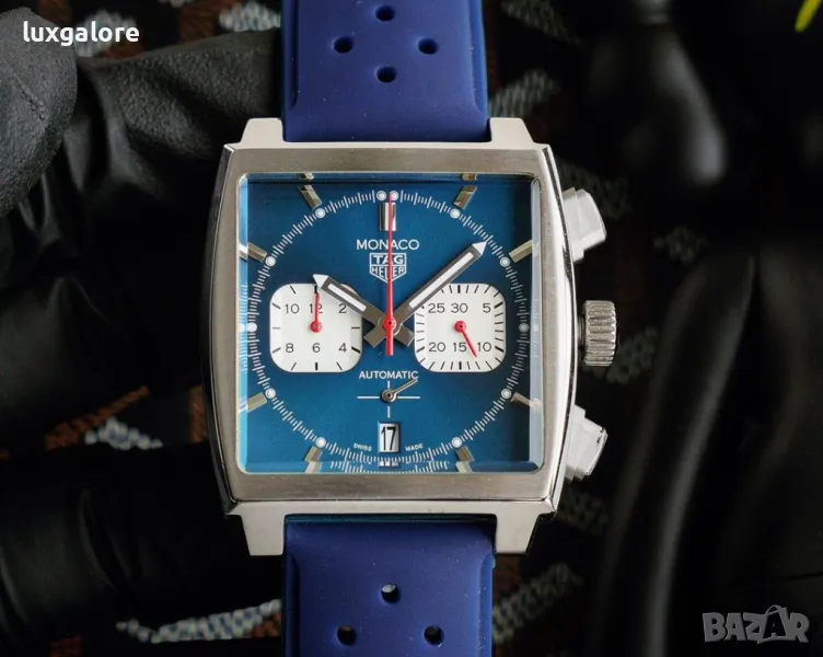 Мъжки часовник TAG Heuer Monaco Calibre 12 с кварцов механизъм, снимка 1
