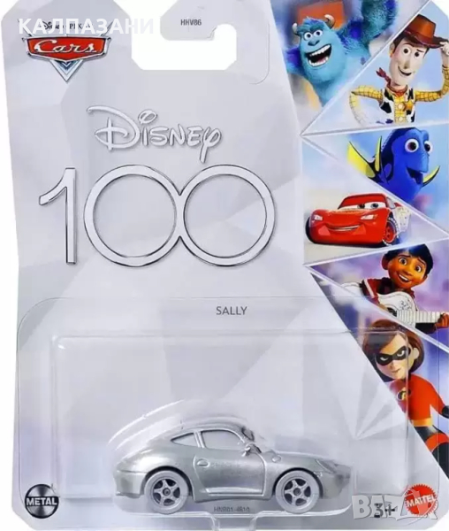 Кола Disney Cars 3 - Disney 100 HNR01, Sally, снимка 1