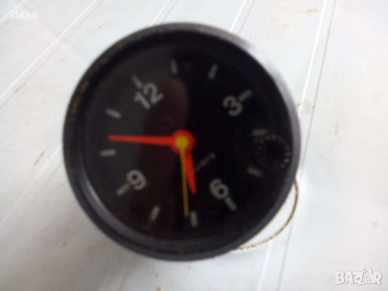 Антика - Автомобилен часовник и волтметър , снимка 1
