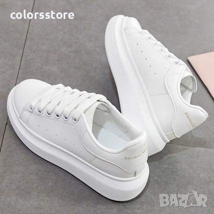 Мъжки бели кецове  Alexander McQueen  код AF12A11, снимка 1