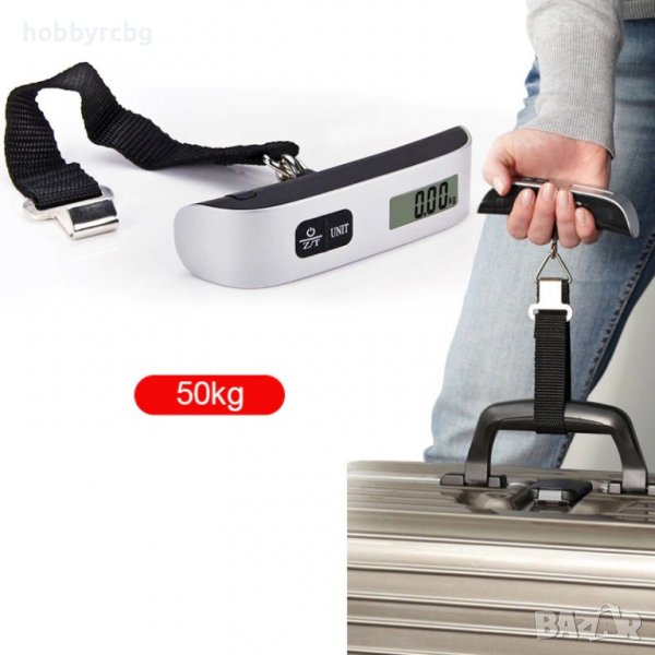 K8-B Ръчен кантар за куфари до 50кг, снимка 1