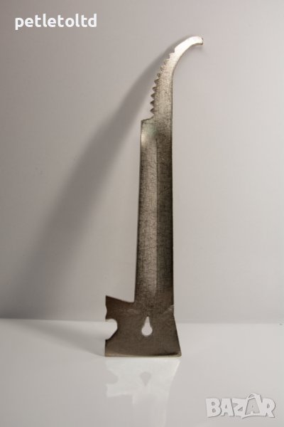 Рамкоповдигач, извит, със зъб за почистване на рамките, поцинкован, снимка 1