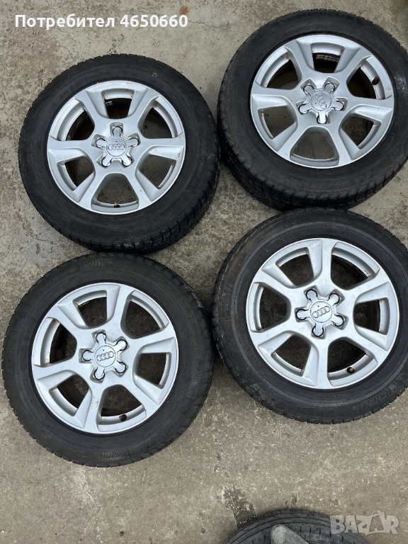 16 цолови  алуминиеви джанти за Ауди, снимка 1