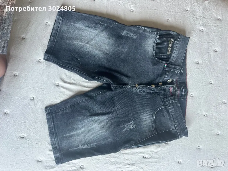 Мъжки къси дънки Philipp Plein, снимка 1