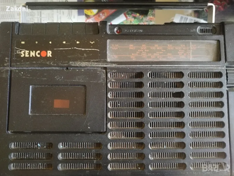 Ретро касетофон"Sencor" моно, снимка 1