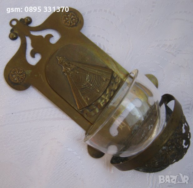 + религия, Богородица, метал, антика, снимка 1